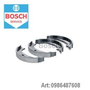 Фото Колодки ручника BMW 1 (E81/E82)/3 (E46/E90) 98-13 (160.5x20) Bosch 0 986 487 608