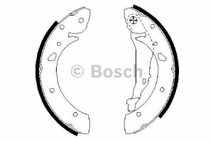 Фото Колодки гальмівні барабанні Bosch 0 986 487 572