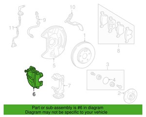 Фото Гальмівний супорт Mercedes A 001 420 31 83