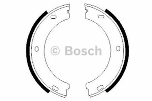 Фото Комплект тормозных колодок, стояночная тормозная система Bosch 0 986 487 383