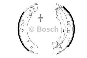 Фото Комплект гальмівних колодок Bosch 0 986 487 664