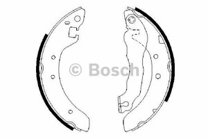 Фото Комплект гальмівних колодок Bosch 0 986 487 299