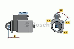 Фото Стартер Bosch 0 986 021 671