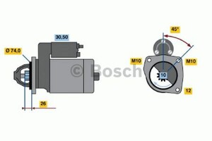 Фото Стартер Bosch 0 986 018 711