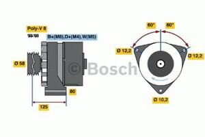 Фото Генератор Bosch 0 986 043 890