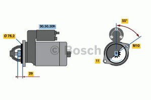 Фото Стартер Bosch 0 986 018 890