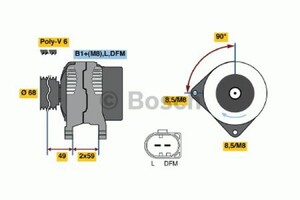 Фото Генератор Bosch 0 124 515 021