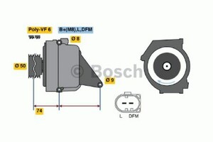 Фото Генератор Bosch 0 986 042 490