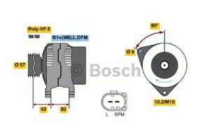 Фото Генератор Bosch 0 986 044 320