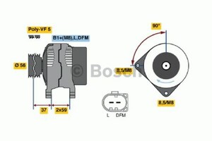 Фото Генератор Bosch 0 124 525 010