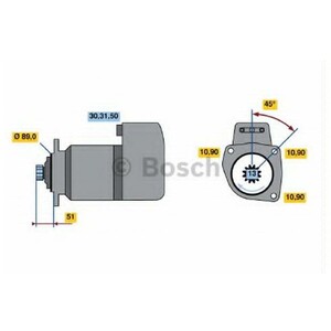 Фото Стартер Bosch 0 001 416 004