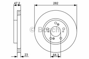 Фото Гальмівний диск Bosch 0 986 479 365