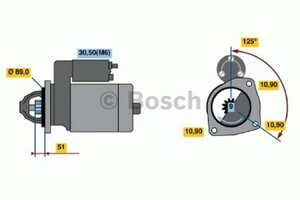 Фото Стартер Bosch 0 986 021 340