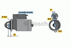 Фото Стартер Bosch 0 001 109 058