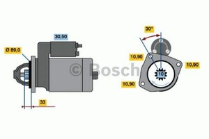 Фото Стартер Bosch 0 001 368 060