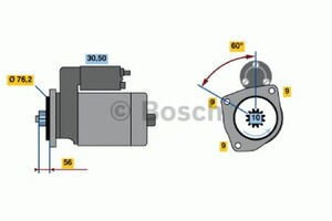 Фото Стартер Bosch 0 986 018 470