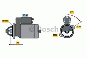 Фото Стартер Bosch 0 986 020 821