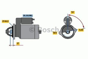 Фото Стартер Bosch 0 986 021 240