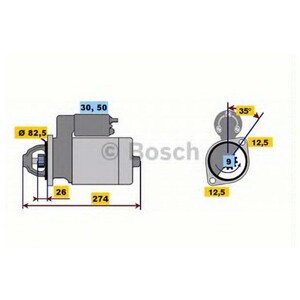 Фото Стартер Bosch 0 001 218 119