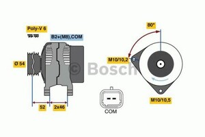 Фото Генератор Bosch 0 986 048 360