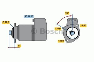 Фото Стартер Bosch 0 986 012 480