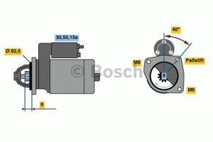 Фото Стартер Bosch 0 986 012 570