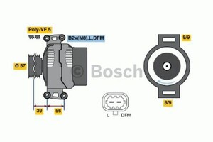 Фото Генератор Bosch 0 986 048 070