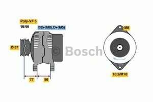 Фото Генератор Bosch 0 986 048 240