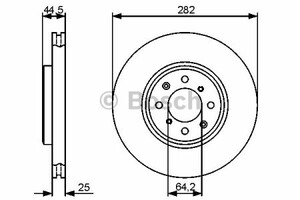 Фото Гальмівний диск Bosch 0 986 479 476