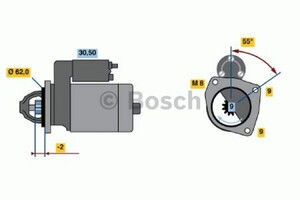 Фото Стартер Bosch 0 986 017 930