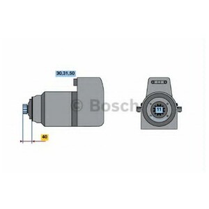 Фото Стартер Bosch 0 001 417 031