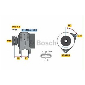 Фото Генератор Bosch 0 124 555 005