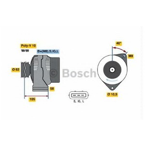 Фото Генератор Bosch 0 123 525 500