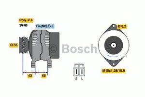 Фото Генератор Bosch 0 986 045 511