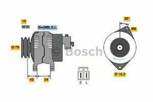 Фото Генератор Bosch 0 986 045 561