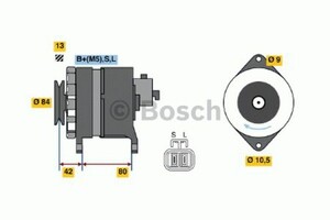 Фото Генератор Bosch 0 986 045 631