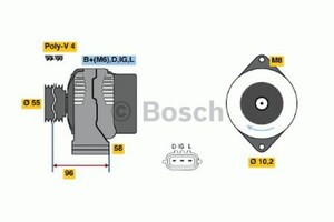 Фото Генератор Bosch 0 986 045 751