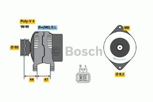 Фото Генератор Bosch 0 986 045 941