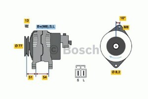 Фото Генератор Bosch 0 986 045 951