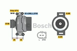 Фото Генератор Bosch 0 986 046 180