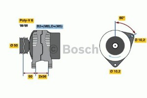 Фото Генератор Bosch 0 986 046 230