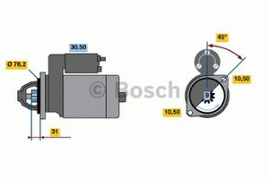 Фото Стартер Bosch 0 986 018 110