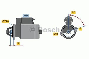 Фото Стартер Bosch 0 986 019 161