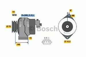 Фото Генератор Bosch 0 986 046 381