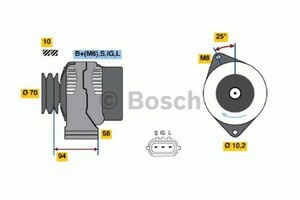 Фото Генератор Bosch 0 986 045 901