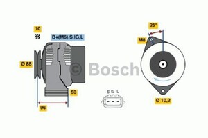 Фото Генератор Bosch 0 986 045 881