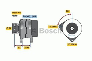 Фото Генератор Bosch 0 986 045 211