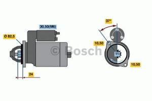 Фото Стартер Bosch 0 986 019 860