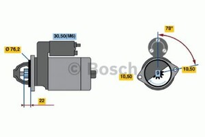 Фото Стартер Bosch 0 986 019 960