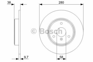 Фото Гальмівний диск Bosch 0 986 479 305